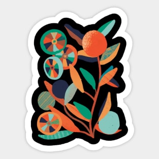 Orange tree Sticker